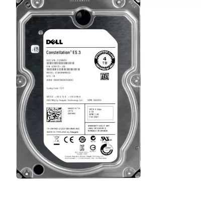 Dell 4TB 7.2K RPM 3.5 Inch SATA 6Gbps Hot-Swap Hard Disk 09PR63