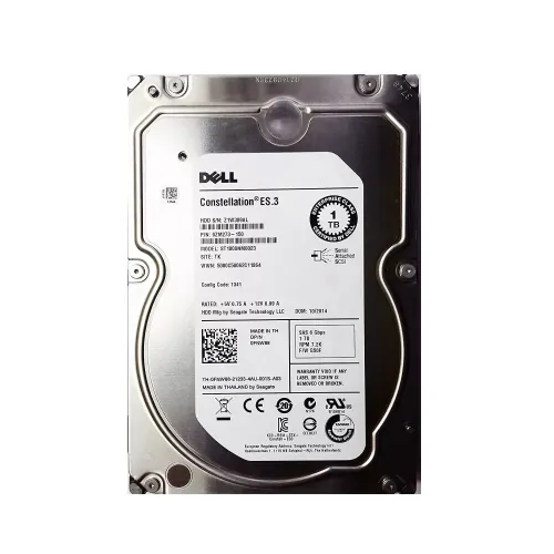 Dell 1TB 7.2K RPM 6Gbs 3.5 Inch SAS Hard Disk 0FNW88 Dell 1TB 7.2K RPM 6Gbs 3.5 Inch SAS Hard Disk 0FNW88