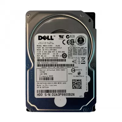 Dell 146GB 10K RPM SAS 2.5 Inch Hard Disk 0G731N