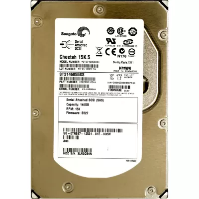Dell 146GB 15K 3GBPS 3.5 Inch SAS Hard Disk 0TN937