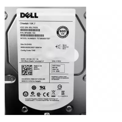 Dell 600GB 15K 3.5 Inch 6GbPS SAS Hard Drive 0W347K