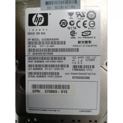 HP 300GB 10K RPM 2.5 Inch SAS Hard Disk 507119-004