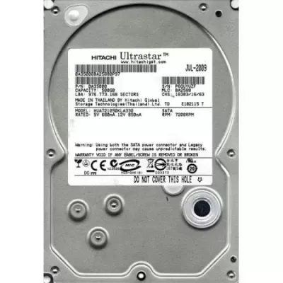 Hitachi 500GB 7.2K Rpm 3Gbps 3.5Inch SATA Hard disk 0A35000