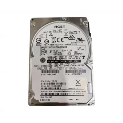 HGST 600GB 2.5 Inch SAS 12Gbps 10K RPM Hard Disk 0B33090