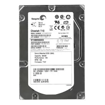Dell 300GB 10K RPM 3Gbps 3.5 Inch SAS Hard Disk Drive 0FW956