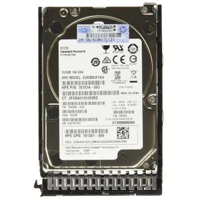 HP 300GB 2.5 Inch SAS 10K 12Gbps Hard Disk Drive 781581-006