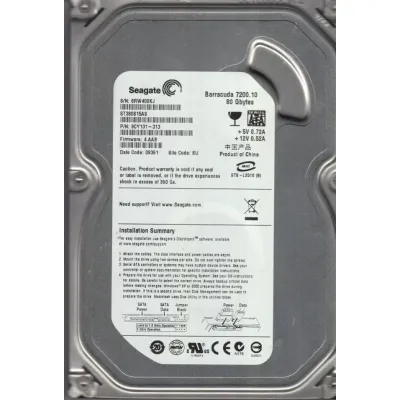 Seagate 80GB 7.2K Rpm 3Gbps 3.5inch SATA hard disk 9CY131-313