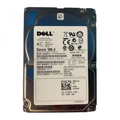 Dell 600GB SAS 10k 2.5 Inch 6Gbps Hard Drive 9PN066-150