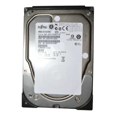 Fujitsu 300GB 15K RPM Ultra320 80-Pin SCSI 3.5 Inch Hard Drive CA06708-B4100BH