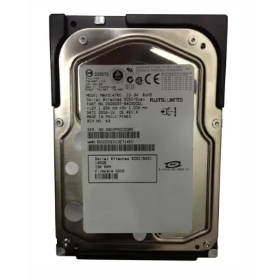 Fujitsu 147GB 15K RPM 3.5 Inch SAS Hard Disk MAX3147RC