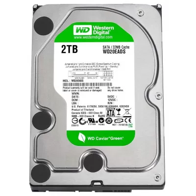 Western Digital Green 2TB 7.2K RPM 3.5inch SATA hard Disk WD20EADS 00R6B0