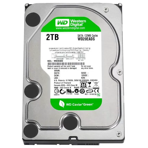 Western Digital Green 2TB 7.2K RPM 3.5inch SATA hard Disk WD20EADS 00R6B0 Western Digital Green 2TB 7.2K RPM 3.5inch SATA hard Disk WD20EADS 00R6B0