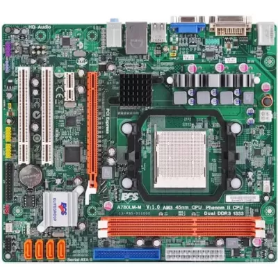 ECS Elitegroup MicroATX DDR3 1333 AM3 Motherboard A780LM-M