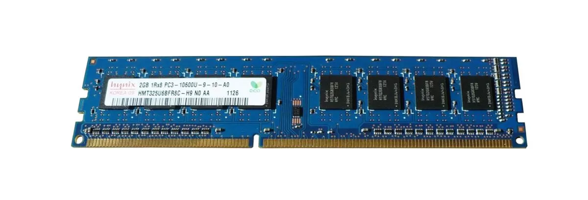Hynix 2GB DDR3 PC3-10600U 1Rx8 1333Mhz 240Pin Ram HMT325U6BFR8C-H9