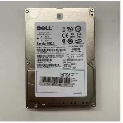 Dell 146GB 10K 6G SFF SAS 2.5 Inch Hard Drive X829K 0X829K 9FJ066-051 ST9146803SS
