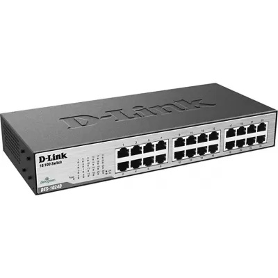 D-Link DES-1024D 24 Port Fast Ethernet 10/100 Mbps Unmanaged Switch