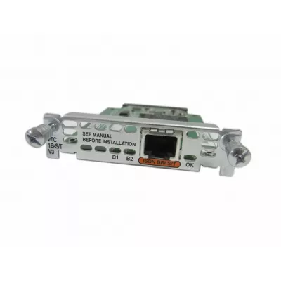Cisco WIC-1B-S/T V3 Single Port ISDN WAN Interface Module Card
