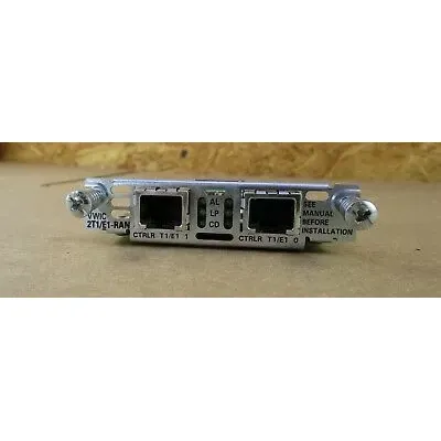 Cisco VWIC-2T1/E1-RAN Voice/WAN Interface Card