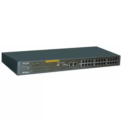 D-Link 24-Port Fast Ethernet Managed Switch DES-3225G