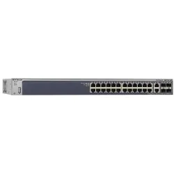 NETGEAR ProSAFE M4100-26G 26-Port Gigabit Managed Switch with Fiber Uplinks and Routing NETGEAR ProSAFE M4100-26G 26-Port Gigabit Managed Switch with Fiber Uplinks and Routing