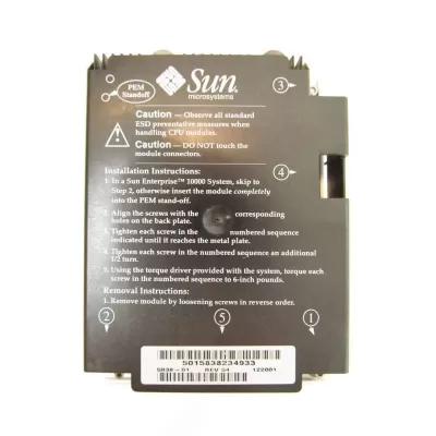 Sun Microsystems E3500 E4500 E6500 400MHz 8MB Cache Processor 501-5661