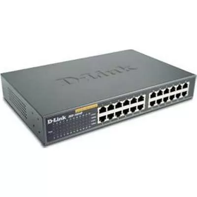 D-link's des-1024d is a 24-port 10/100mbps unmanaged switch