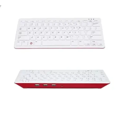 Official Raspberry Pi Keyboard White Red