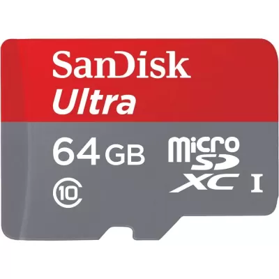 SanDisk Micro SDXC USH-I 64GB Class 10 Memory Card