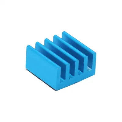 Set of Blue Aluminum Heatsink for Raspberry Pi