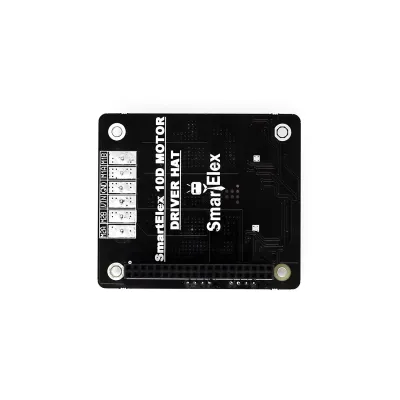 SmartElex 10D DC Motor Driver HAT for Raspberry Pi