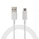 White Micro USB Cable for Raspberry Pi 3