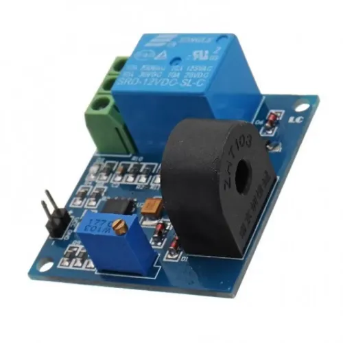 5A 12V Overcurrent Protection AC Current Detection Sensor Module 5A 12V Overcurrent Protection AC Current Detection Sensor Module