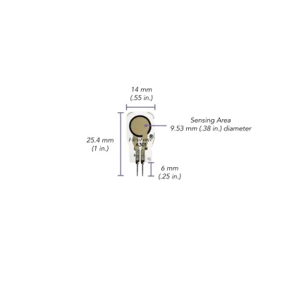 FlexiForce A301-25 Force Sensor