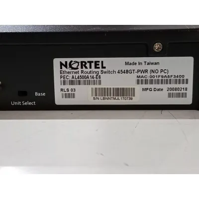 Nortel AL4500A14-E6 Managed Switches Nortel AL4500A14-E6 Managed Switches