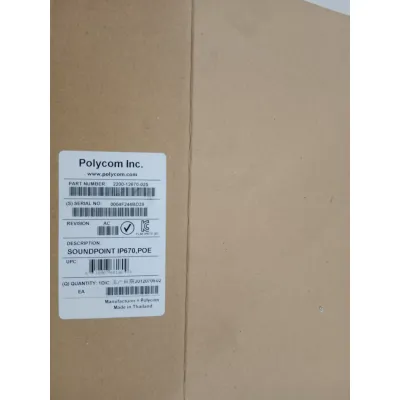 Polycom Inc 670 IP Phone 2200-12670-025