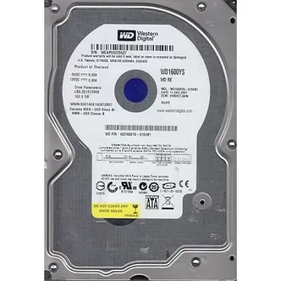 Western Digital 160GB 7200 RPM 6Gbps 3.5 Inch SAS Hard Disk Drive WD1600YS-01SHB1 Western Digital 160GB 7200 RPM 6Gbps 3.5 Inch SAS Hard Disk Drive WD1600YS-01SHB1