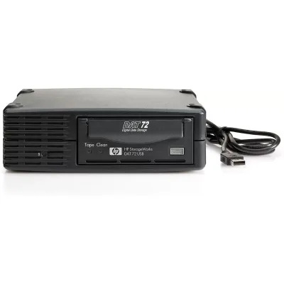 HP Storageworks DAT72 USB External Tape Drive DW027A