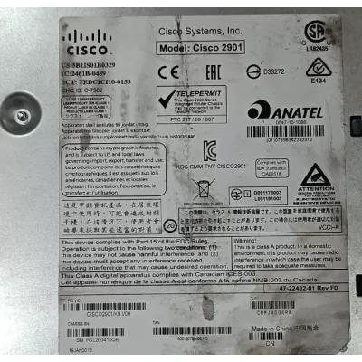 Cisco Cisco2901/K9 2900 Series Integrated Services Router Cisco Cisco2901/K9 2900 Series Integrated Services Router