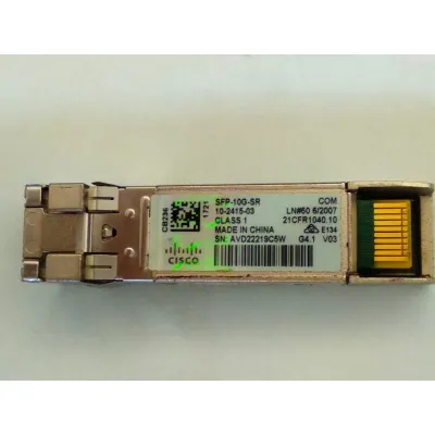 Cisco SFP-10G-SR 10GBASE-SR 850NM 10.3GBPS 300M LC SFP+ TRANSCEIVER 10-2415-03