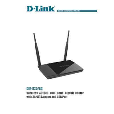 D-Link DIR-825 MU-MIMO Gigabit Wireless Router