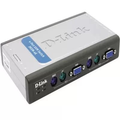 D Link DKVM-4K 4 Port KVM Switch