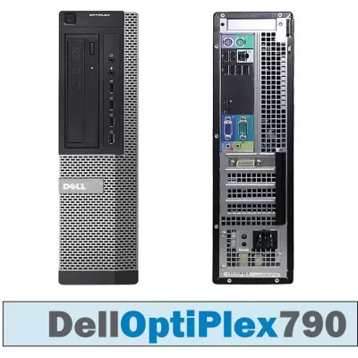 Dell OptiPlex 790 i3-2120 3.3GHz 4GB DDR3 250GB DVD-RW Win 10 Pro 64 BIT 17inch Monitor