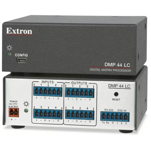 Extron DMP 44LC 4x4 Digital Matrix Processor Fair No Adapter Extron DMP 44LC 4x4 Digital Matrix Processor Fair No Adapter