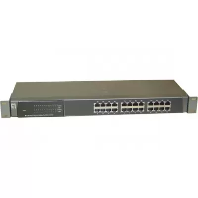 LevelOne FSW-2410TX 24 port 100MBit Fast Ethernet Switch 19inch Rack