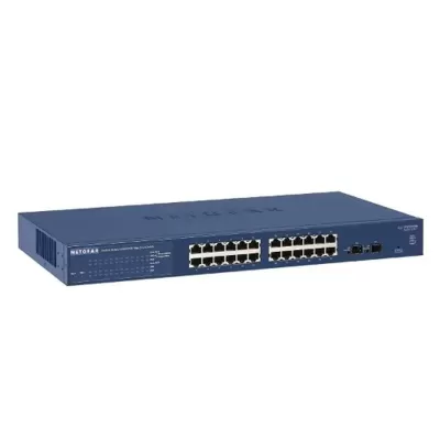 Netgear 24 Port Smart Managed Switch with 2 Dedicated Sfp Uplink GS724T