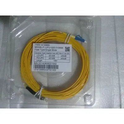 Optical Fiber Patch Cable FC UPC LC UPC Single Mode OS2 Simplex LSZH 10MTR