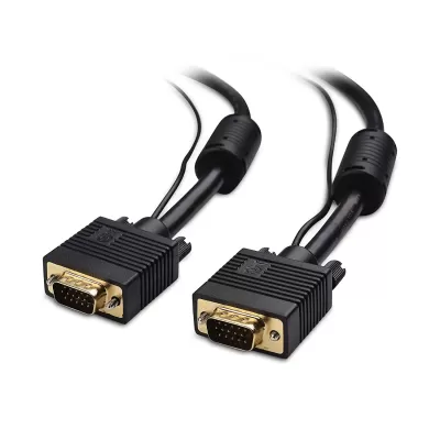 VGA Monitor Cable with 3.5mm Stereo Audio 6 Feet (2Mtr)