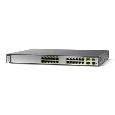 Cisco WS-C3750G-24TS-S Catalyst 3750G 24x GE 4x 1G SFP IP Base Managed Stackable 24 ports L3 Switch