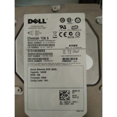 Dell 146GB 15K 3G 3.5inch SAS hard disk ST3146356SS 0XX518