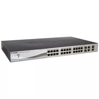 D Link DES-1210-28P Web Smart 24 Port Fast PoE Ethernet Switch